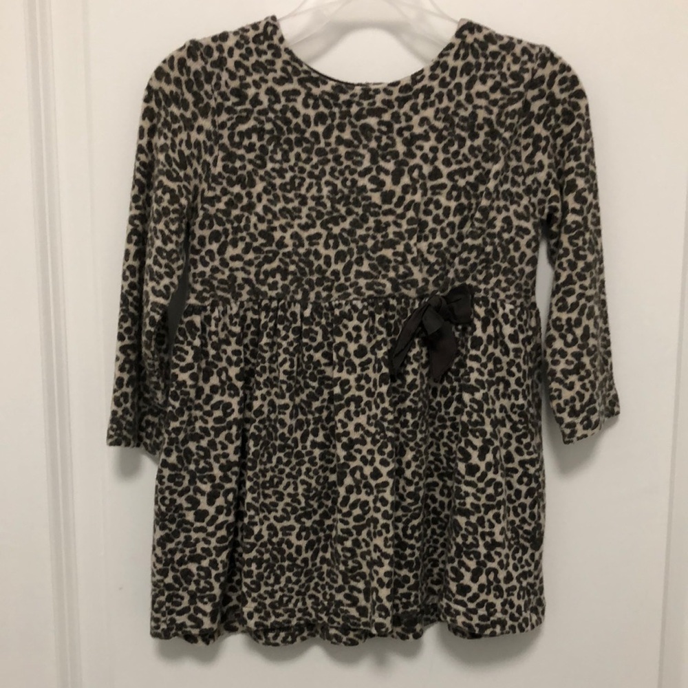 Zara baby girls leopard dress 18-24 months